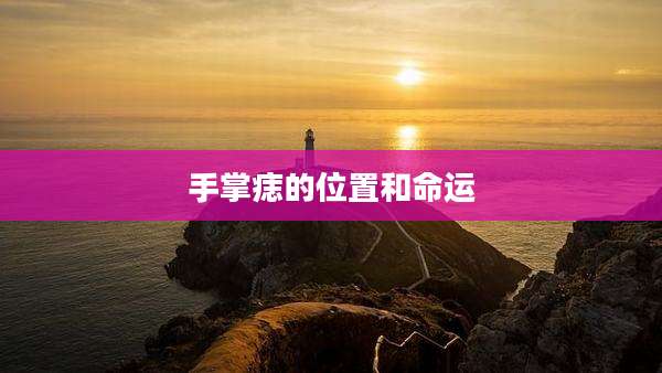 手掌痣的位置和命运