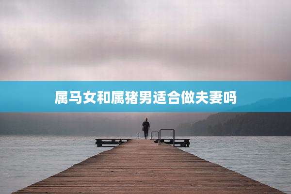 属马女和属猪男适合做夫妻吗
