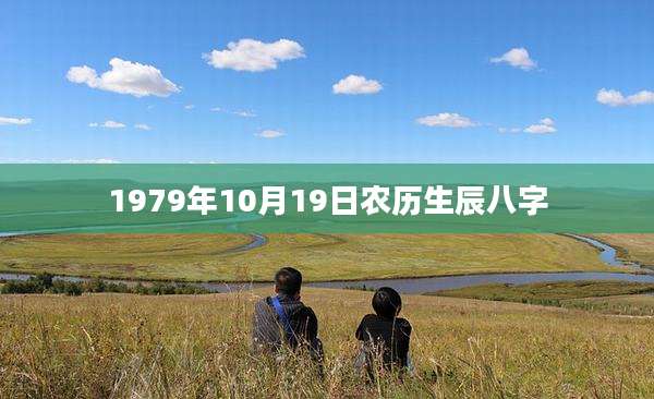 1979年10月19日农历生辰八字