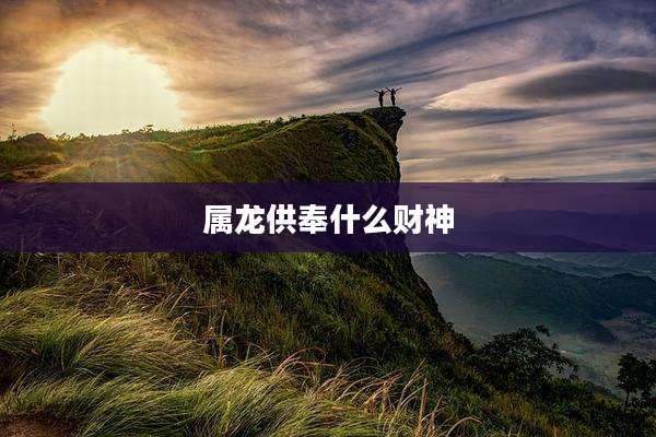 属龙供奉什么财神
