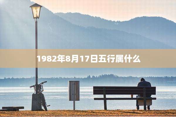 1982年8月17日五行属什么