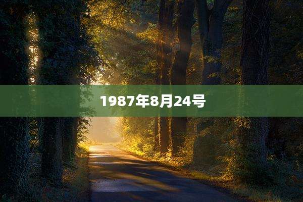 1987年8月24号