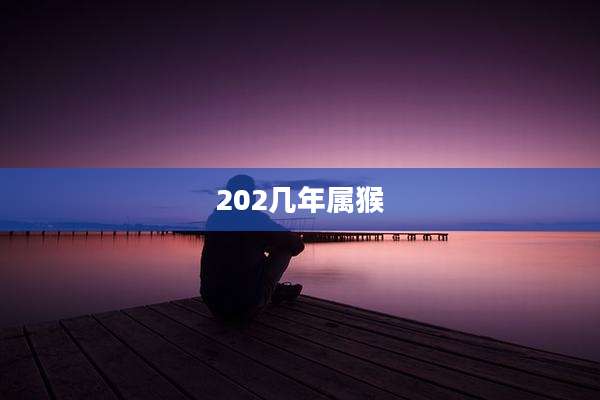 202几年属猴