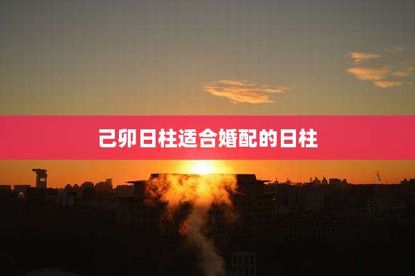 己卯日柱适合婚配的日柱