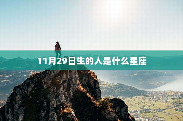 11月29日生的人是什么星座
