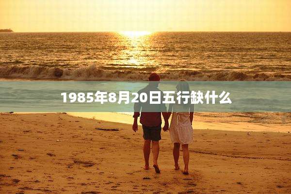 1985年8月20日五行缺什么