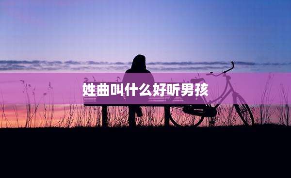 姓曲叫什么好听男孩