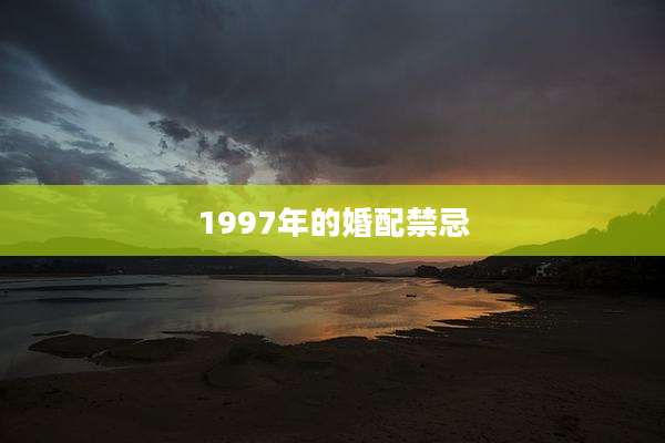 1997年的婚配禁忌