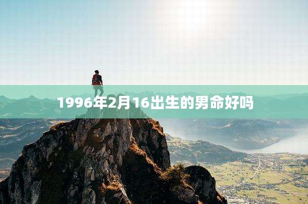 1996年2月16出生的男命好吗
