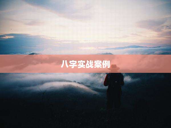 八字实战案例
