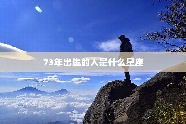 73年出生的人是什么星座