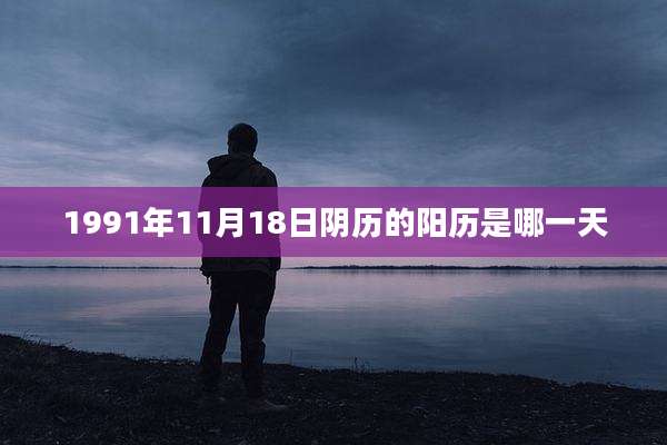 1991年11月18日阴历的阳历是哪一天