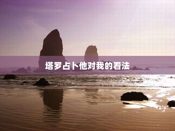 塔罗占卜他对我的看法