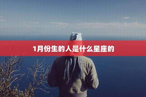 1月份生的人是什么星座的