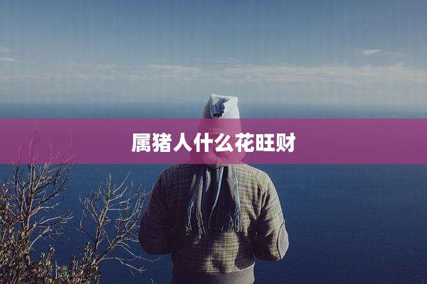 属猪人什么花旺财