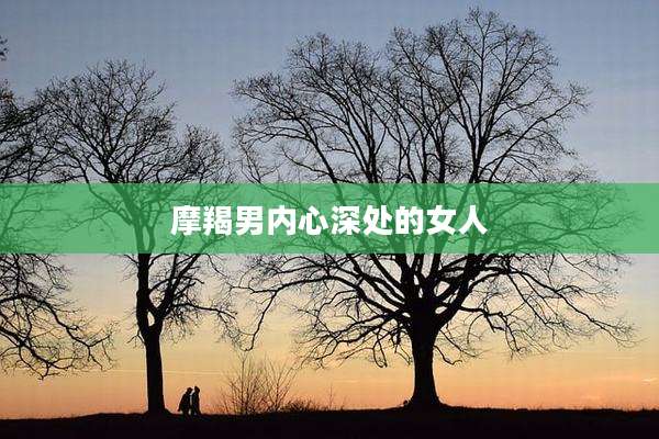 摩羯男内心深处的女人