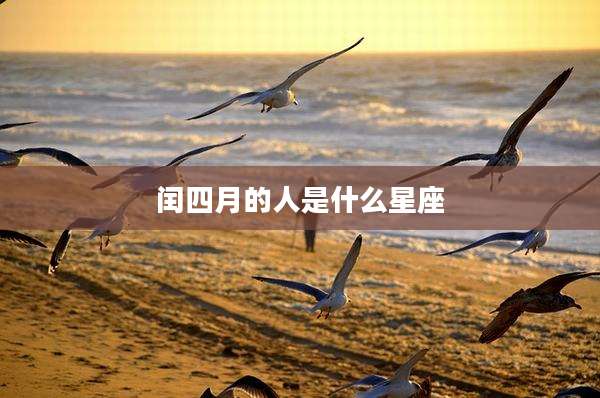 闰四月的人是什么星座