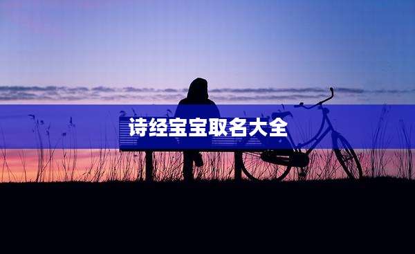 诗经宝宝取名大全