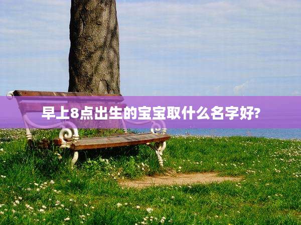 早上8点出生的宝宝取什么名字好?