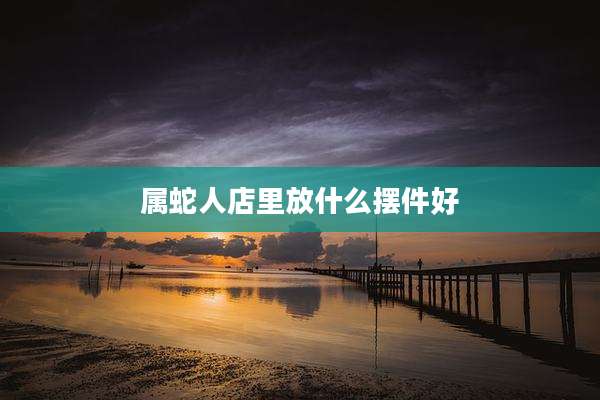 属蛇人店里放什么摆件好