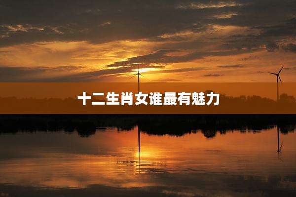 十二生肖女谁最有魅力