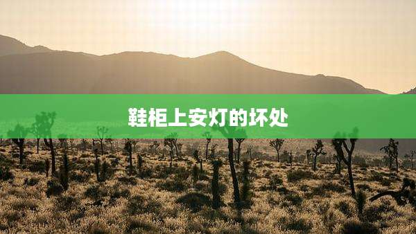 鞋柜上安灯的坏处
