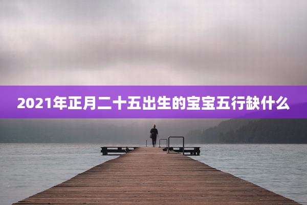 2021年正月二十五出生的宝宝五行缺什么