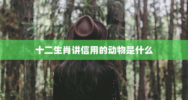 十二生肖讲信用的动物是什么