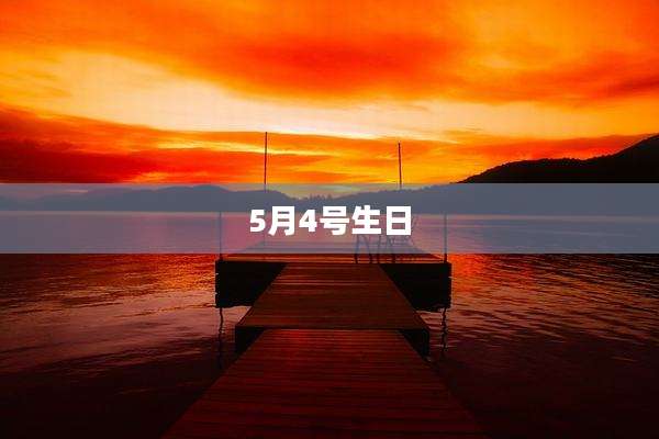 5月4号生日