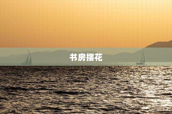 书房摆花