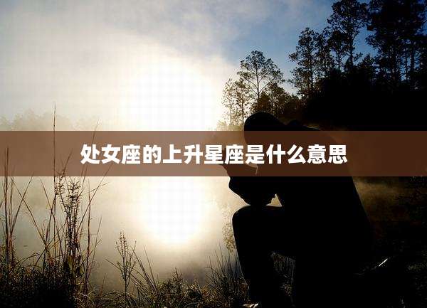 处女座的上升星座是什么意思