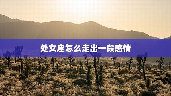 处女座怎么走出一段感情