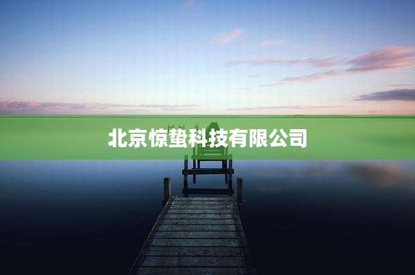 北京惊蛰科技有限公司