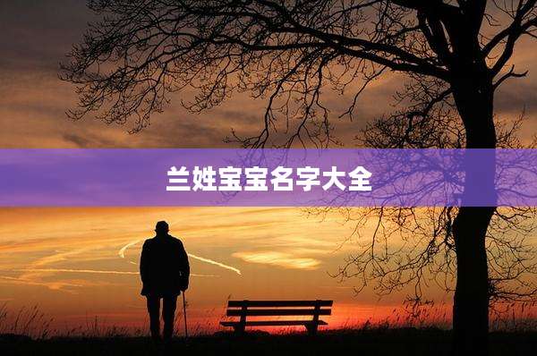 兰姓宝宝名字大全
