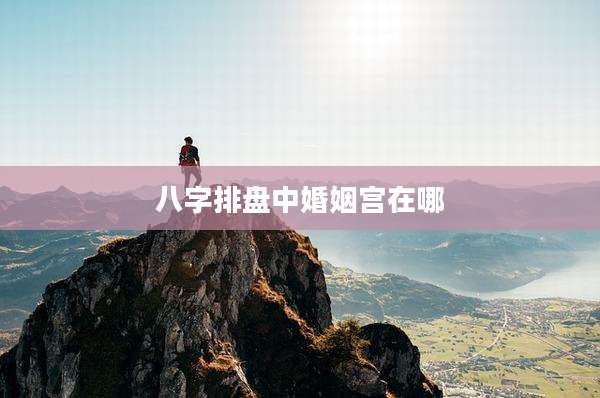 八字排盘中婚姻宫在哪