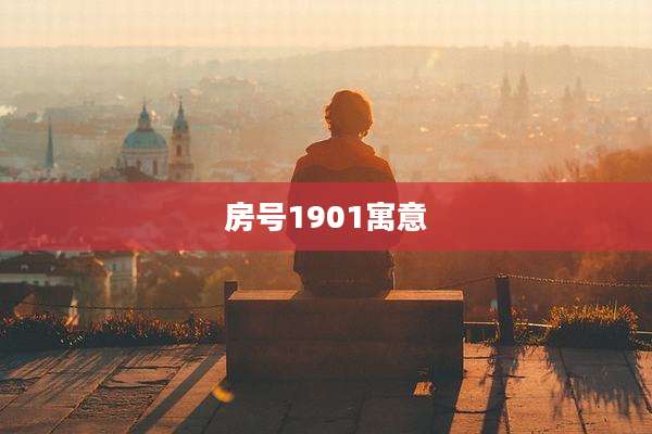 房号1901寓意
