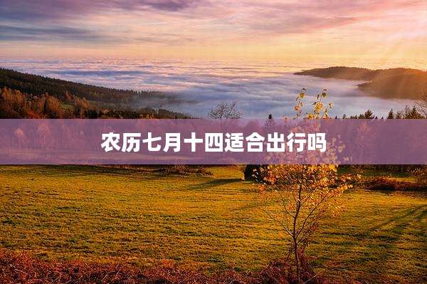 农历七月十四适合出行吗