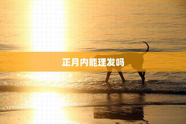 正月内能理发吗