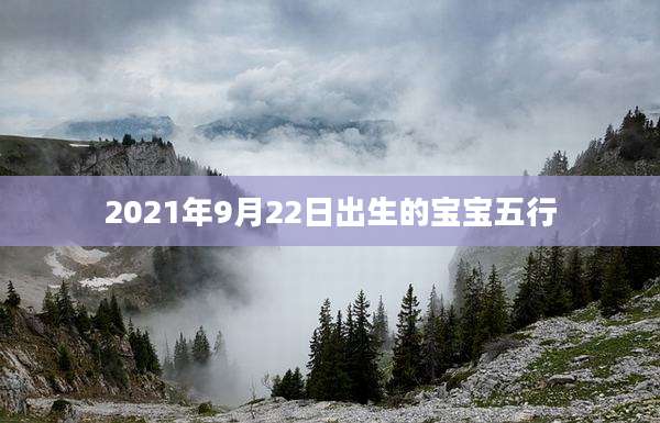 2021年9月22日出生的宝宝五行
