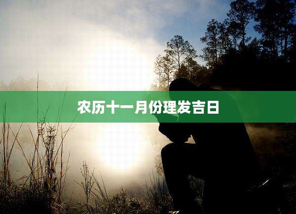 农历十一月份理发吉日