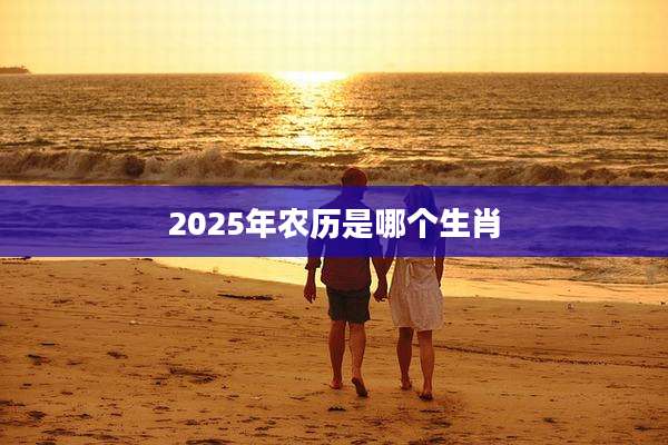 2025年农历是哪个生肖
