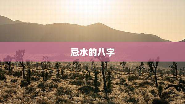 忌水的八字
