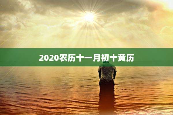 2020农历十一月初十黄历
