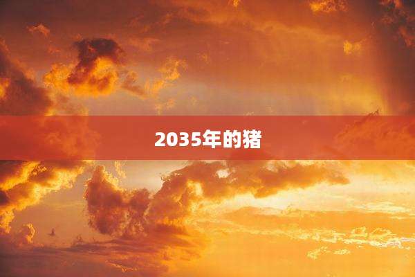 2035年的猪