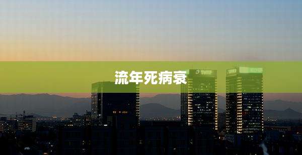 流年死病衰