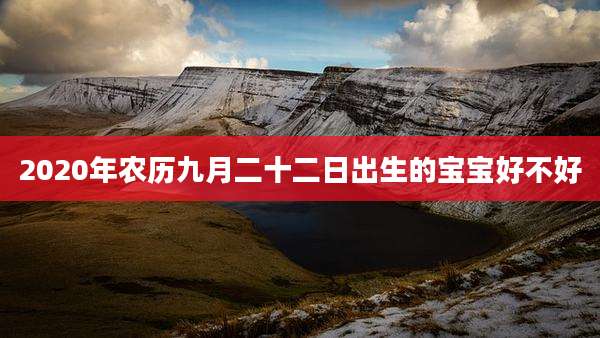 2020年农历九月二十二日出生的宝宝好不好