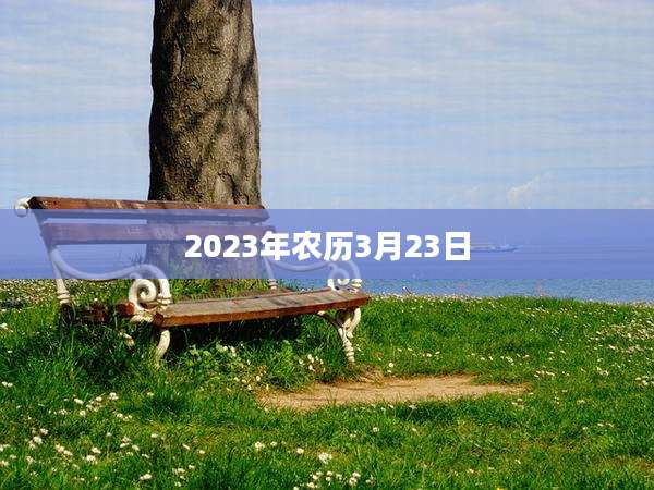 2023年农历3月23日