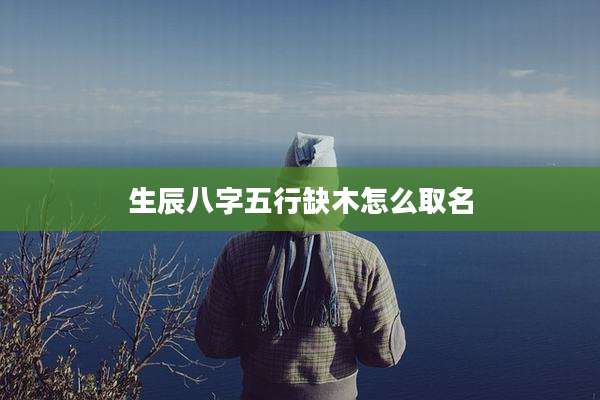 生辰八字五行缺木怎么取名