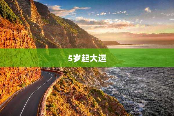 5岁起大运