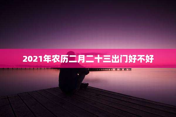 2021年农历二月二十三出门好不好